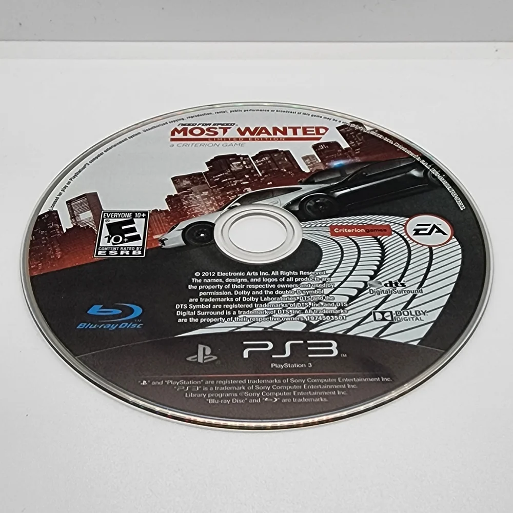 Need for Speed: Most Wanted -- Limited Edition (Sony PlayStation 3, 2012) CIB